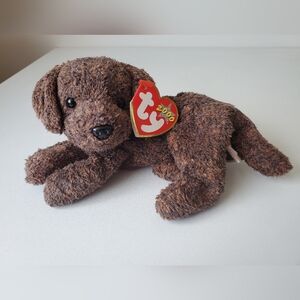 Ty 2000 Beanie Babies | Fetcher the Chocolate Lab Dog NWT